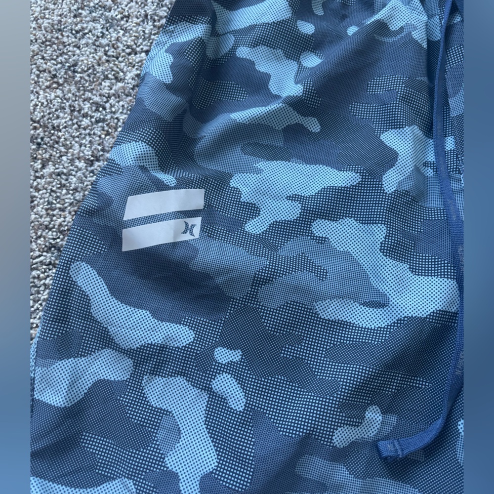 Blue camo swim trunks board Shorts Hurley size m med summer beach pool water - Picture 2 of 4